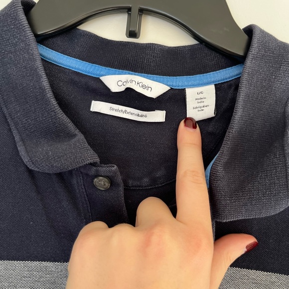 Men’s Calvin Klein cotton polo shirt - Picture 2 of 3